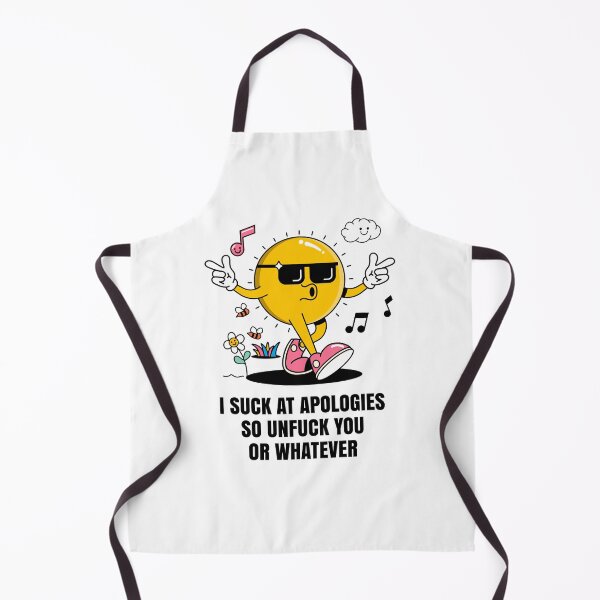 Item preview, I suck at apologies funny unapologetic emoji designed and sold by messy-nessie.
