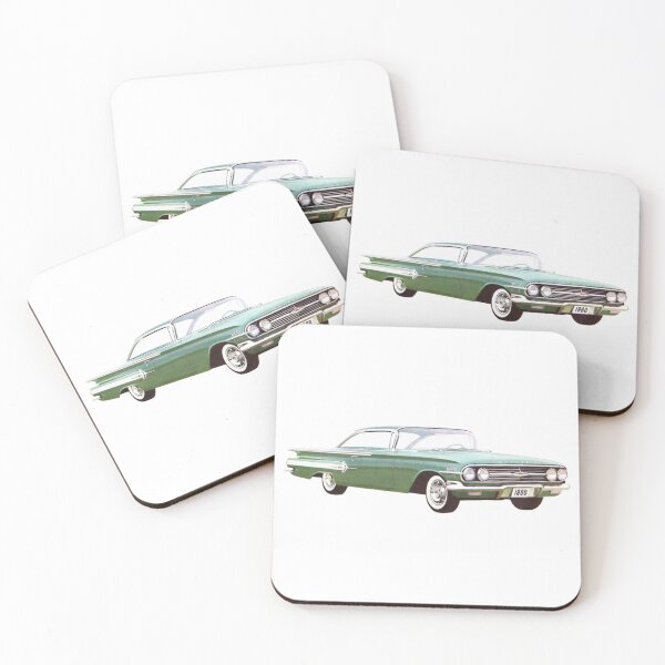 Item preview, Imán adhesivo con el Impala verde de 1960 designed and sold by cicadaadams.