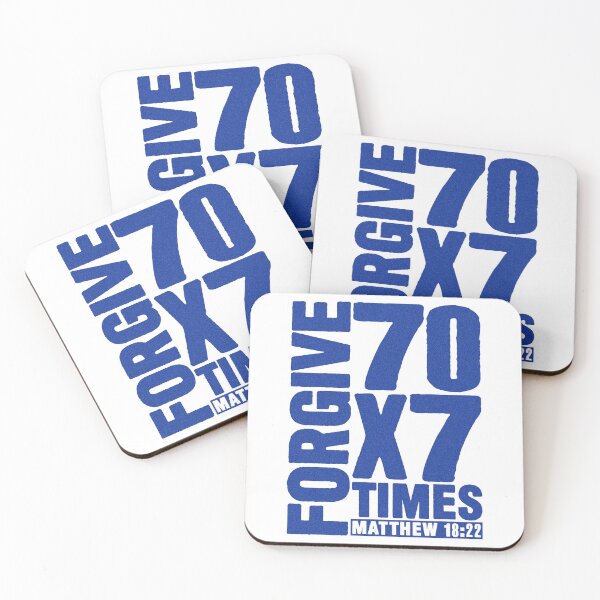Item preview, Forgive 70 x 7 Times - Matthew 18:22 designed and sold by plushism.