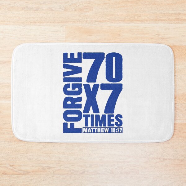Item preview, Forgive 70 x 7 Times - Matthew 18:22 designed and sold by plushism.