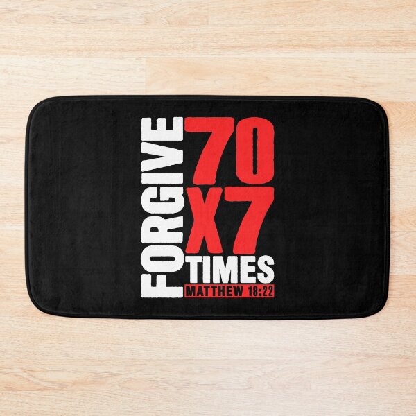 Item preview, Forgive 70 x 7 Times - Matthew 18:22 designed and sold by plushism.
