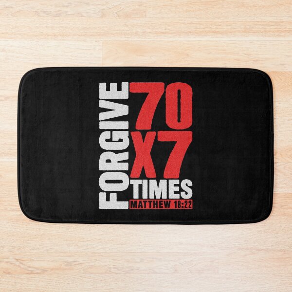 Item preview, Forgive 70 x 7 Times - Matthew 18:22 designed and sold by plushism.