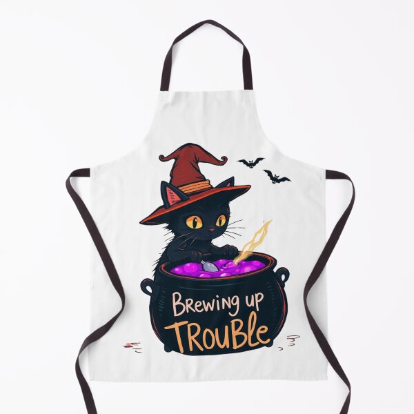 Item preview, Witch Cat Brewing Up Trouble designed and sold by enerjik.