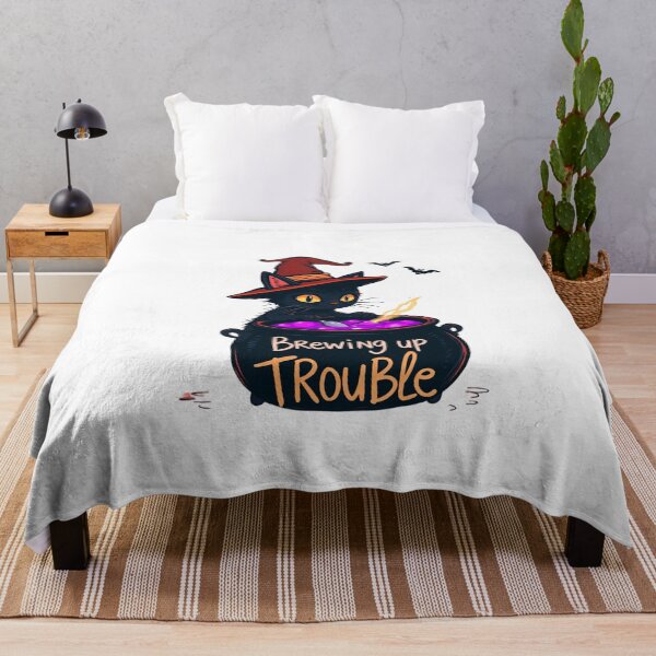Item preview, Witch Cat Brewing Up Trouble designed and sold by enerjik.