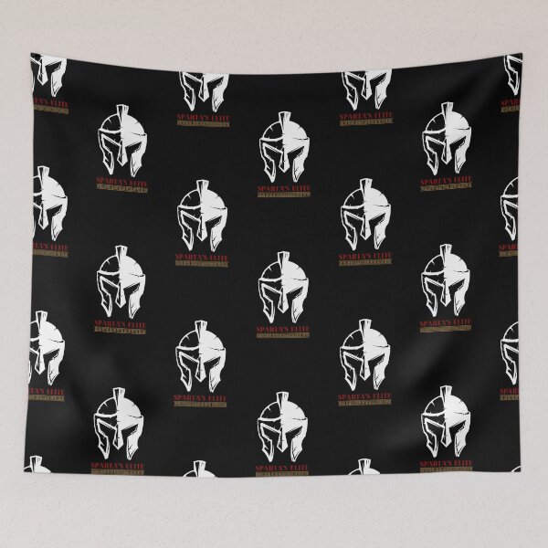 Item preview, Sparta's Elite Spartan Helmet White Logo designed and sold by Limitless Design Studio.
