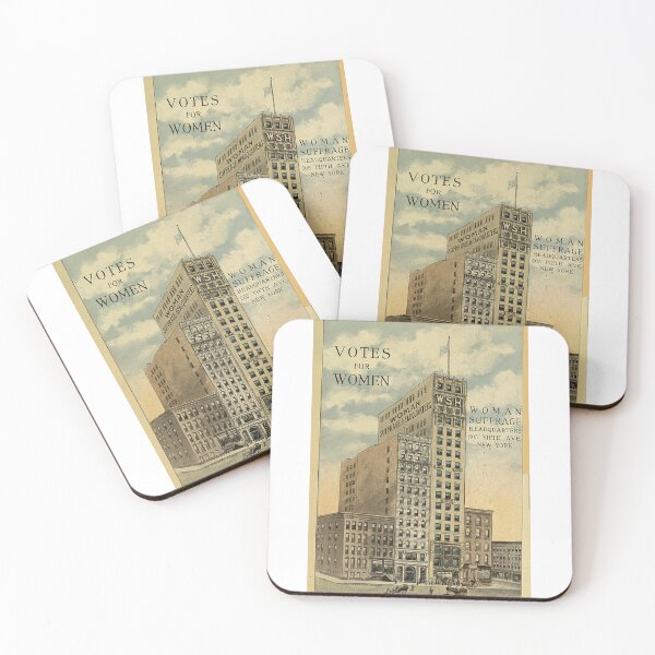 Item preview, Votes for Women Postcard; Woman Suffrage Headquarters Building, Fifth Avenur, NYC 1909 designed and sold by forgetfulem.