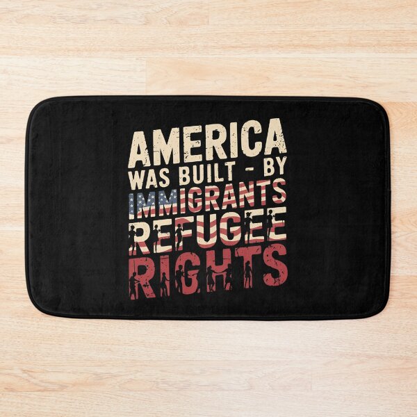 Item preview, America Was Built by Immigrants Refugee Rights - A perfect gift for proud immigrants, their children, activists, and anyone who believes in justice, diversity, and human rights. designed and sold by ZyziowskyArt.