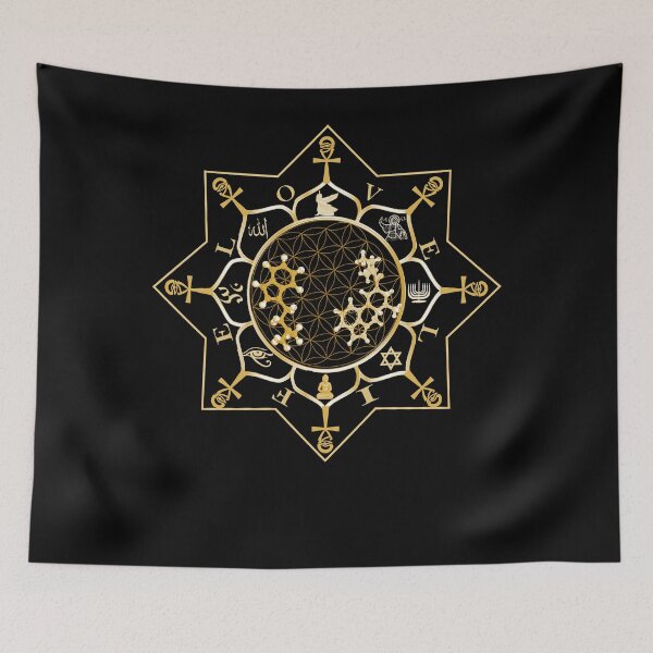 Item preview, DMT Ayahuasca Sacred Geometry T-Shirt 4 designed and sold by Rahimseven.