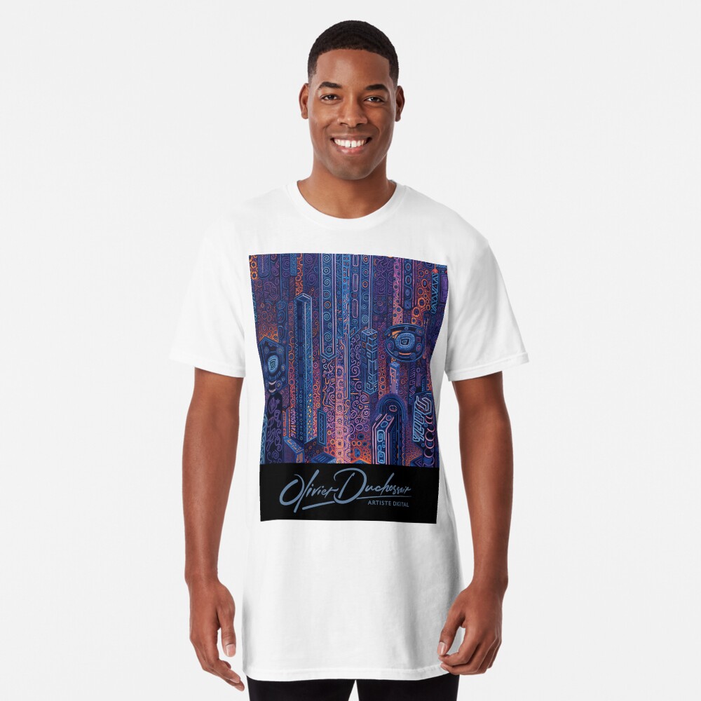 Aperçu de l'œuvre T-shirt long créée et vendue par oduchossoir.