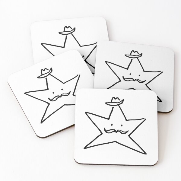 Item preview, Moustached Star  designed and sold by MagentaTwilight.