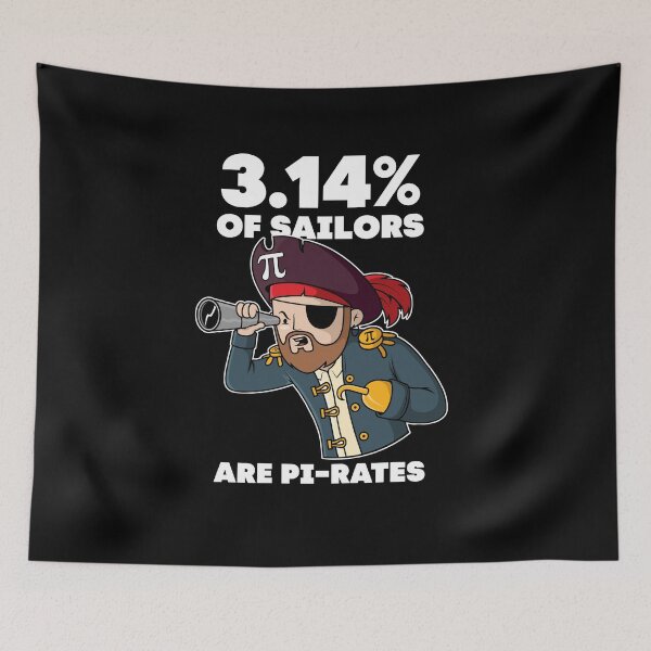 Item preview, 3.14 percent of sailors are pi-rates (on dark colors) designed and sold by messy-nessie.