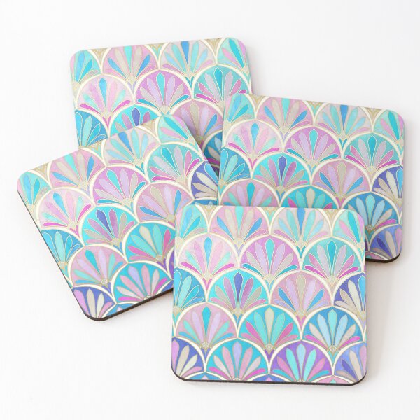 Item preview, Glamorous Twenties Art Deco Pastel Pattern designed and sold by micklyn.