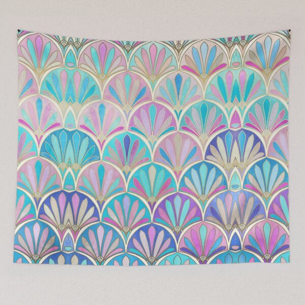 Item preview, Glamorous Twenties Art Deco Pastel Pattern designed and sold by micklyn.