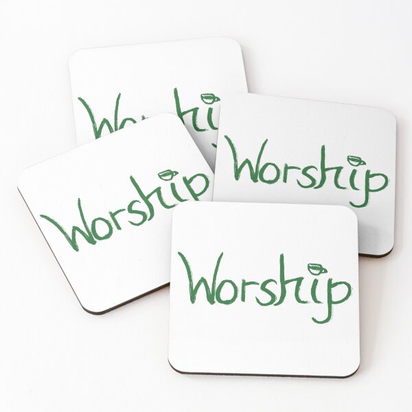 Item preview, Bottle Green Worship Coffee designed and sold by MagentaTwilight.