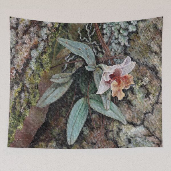 Item preview, Pine forest orchid (Dendrobium bellatulum). designed and sold by Anna Ratkevich.