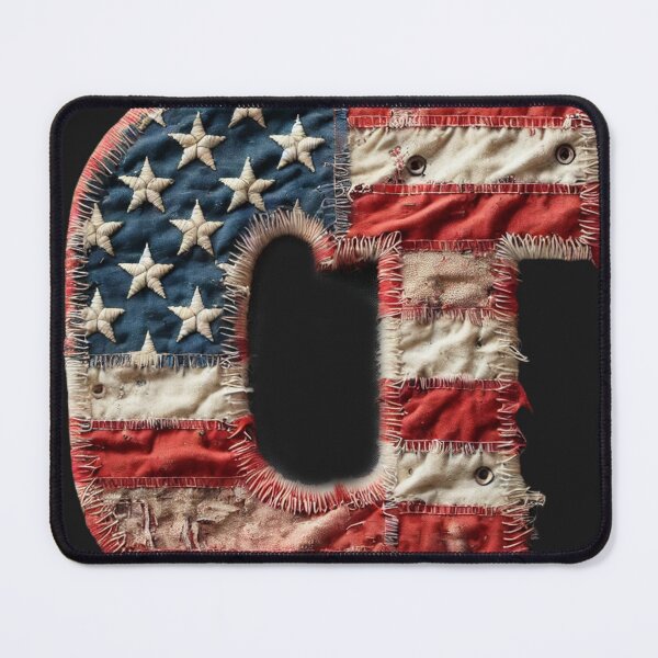 Item preview,  Worn American Pride - Letters "CT" designed and sold by Wiredart.