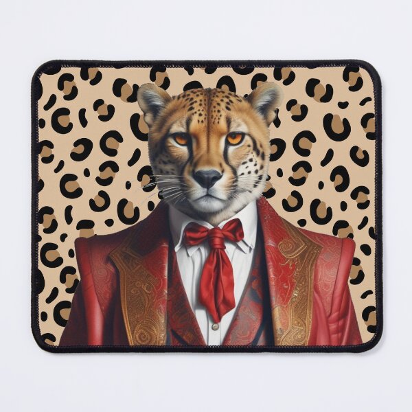 Item preview, Cheetah in smoking jacket designed and sold by GasconyPassion.
