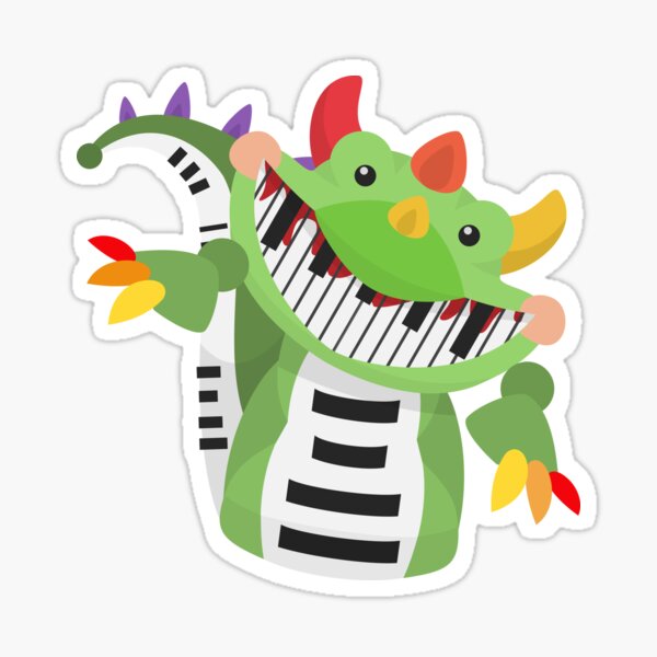 Item preview, Pianosaurus designed and sold by Plateandoatcake.