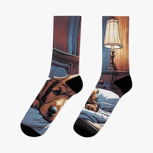 Item preview, Puppy Asleep in bed designed and sold by Colin Bentham.