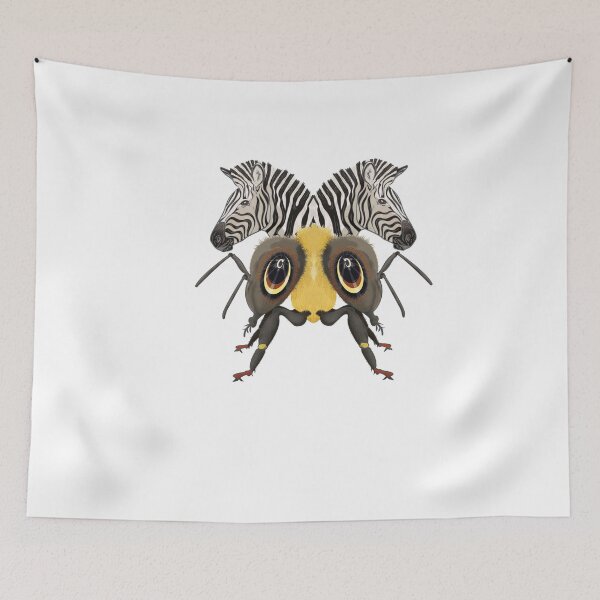 Item preview, Zebra Bee heads designed and sold by Domnc.