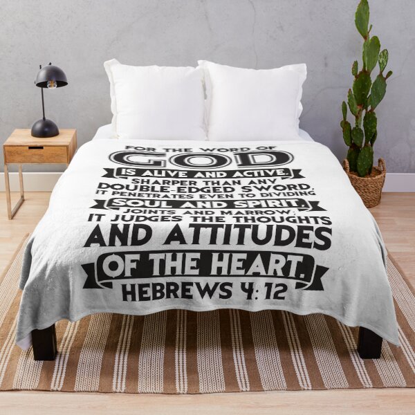 Item preview, Hebrews 4:12 For The Word Of God Is Alive And Active designed and sold by plushism.