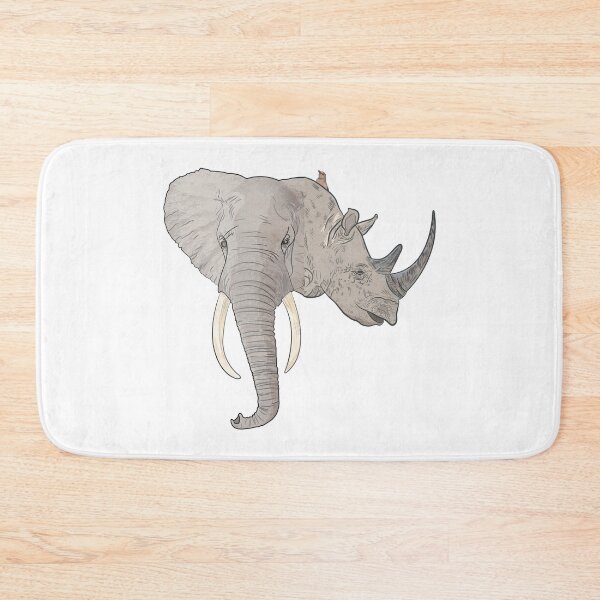Item preview, Elephant rhino heads designed and sold by Domnc.