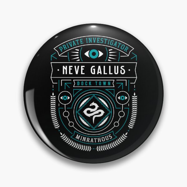 Item preview, Minrathous Private Investigator Crest designed and sold by Lagelantee.