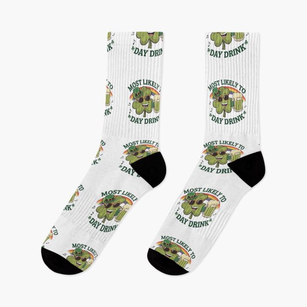 Item preview, Irish St Patricks day Ireland - "Most Likely to Day Drink St. Patrick's Day " designed and sold by stickercuffs.