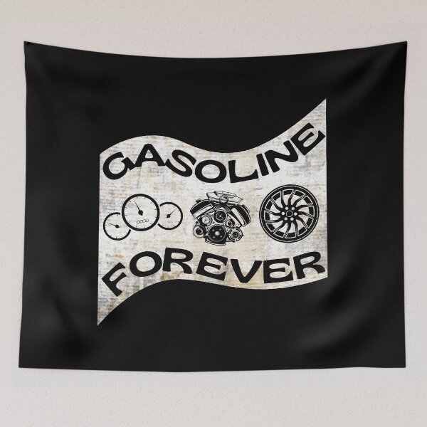 Item preview, Gasoline Forever Retro Design designed and sold by Zeemazoo.