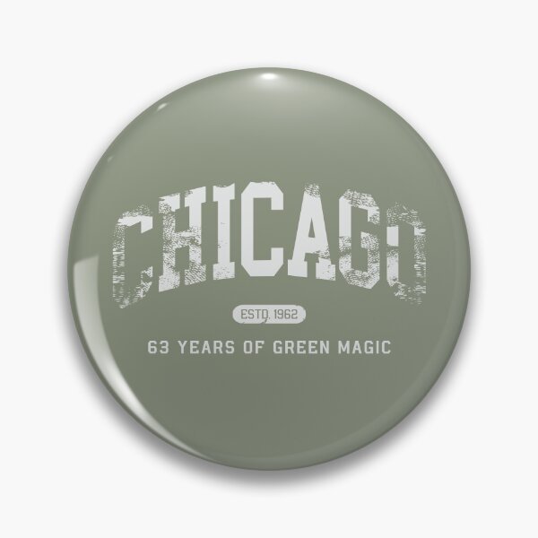 Aperçu de l'œuvre Chicago 63 ans de magie verte, Saint-Patrick, vert, irlandais, Saint-Patrick, New York, Chicago, États-Unis, artichaut léger créée et vendue par UPPrints.
