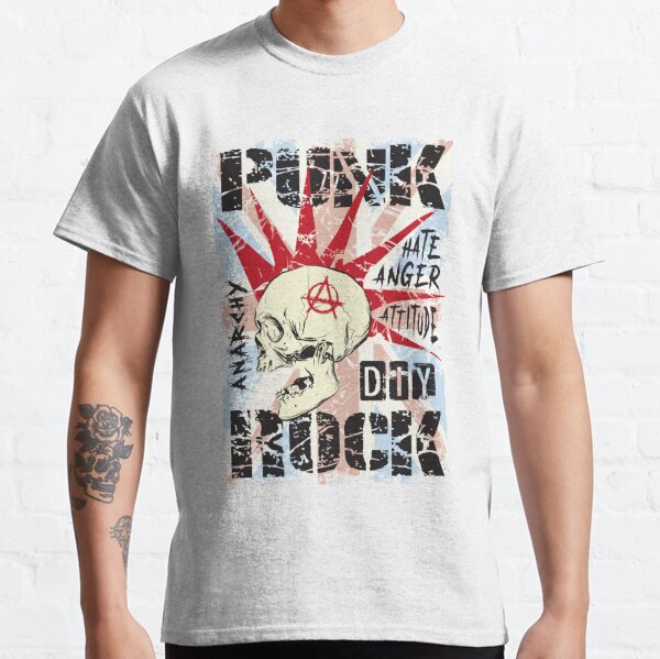 Punk Rock, DIY, UK, United Kingdom stamp , T- shirt. | Poster