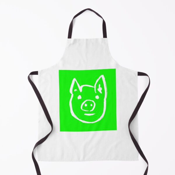 Item preview, Electric Green Piggy Face designed and sold by MagentaTwilight.