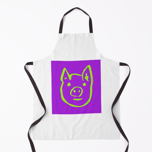 Item preview, Lime Green Piggy Face designed and sold by MagentaTwilight.