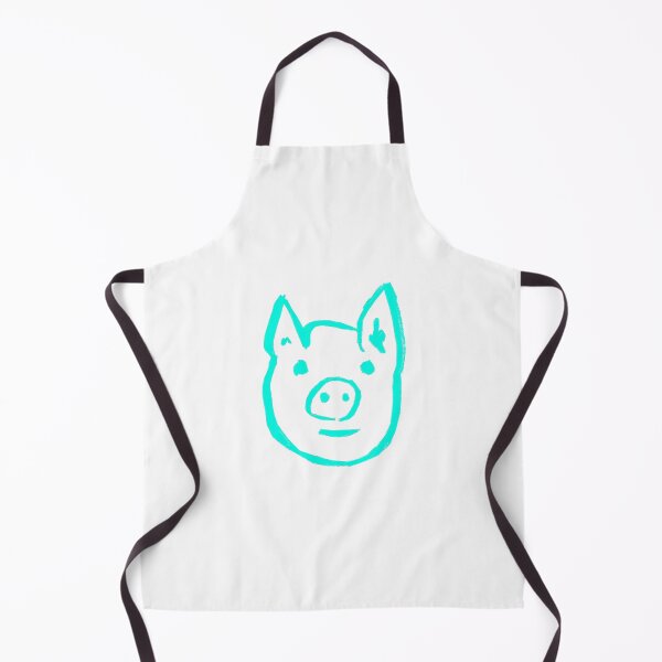 Item preview, Piggy Face Luminescent Turquoise designed and sold by MagentaTwilight.