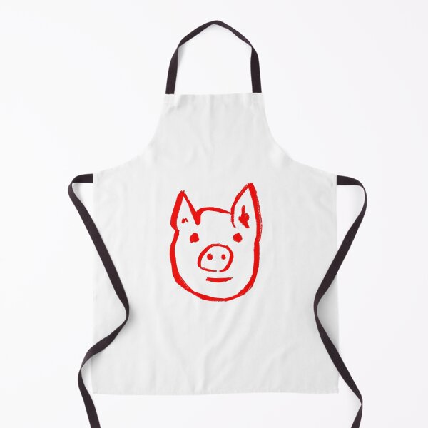 Item preview, Vivid Red Piggy Face designed and sold by MagentaTwilight.