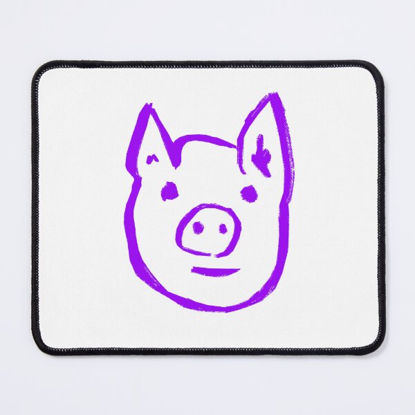 Item preview, Vivid Violet Purple Piggy Face designed and sold by MagentaTwilight.