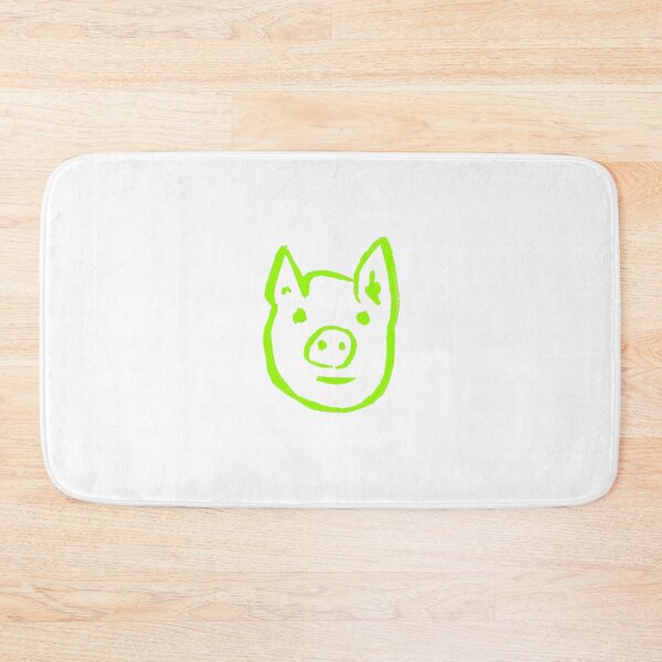 Item preview, Neon Lime Green Piggy Face  designed and sold by MagentaTwilight.