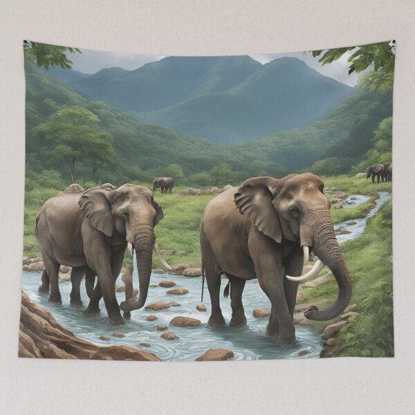 Item preview, Elephant goes out to eat designed and sold by Lunattern.