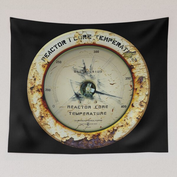 Item preview, Ageing And Damaged Nuclear Reactor Core Temperature Gauge designed and sold by Old Curiosity.
