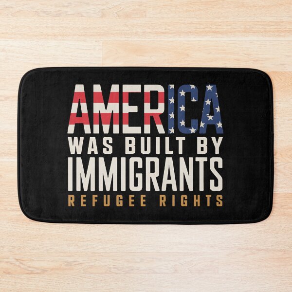 Item preview, America Was Built by Immigrants Refugee Rights - A perfect gift for proud immigrants, their children, activists, and anyone who believes in justice, diversity, and human rights. designed and sold by ZyziowskyArt.