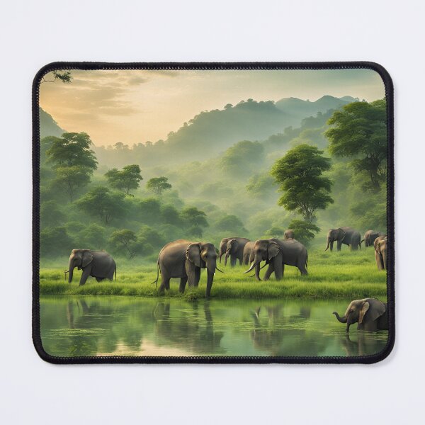 Item preview, The elephant returns home in the evening. designed and sold by Lunattern.