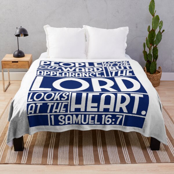 Item preview, 1 Samuel 16:7 But The LORD Looks At The Heart designed and sold by plushism.