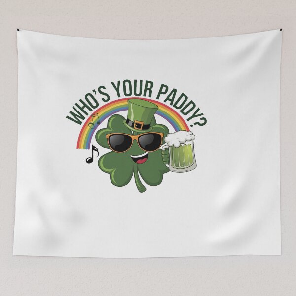 Item preview, Irish St Patricks day Ireland - "Who's Your Paddy' St. Patrick's Day " designed and sold by stickercuffs.