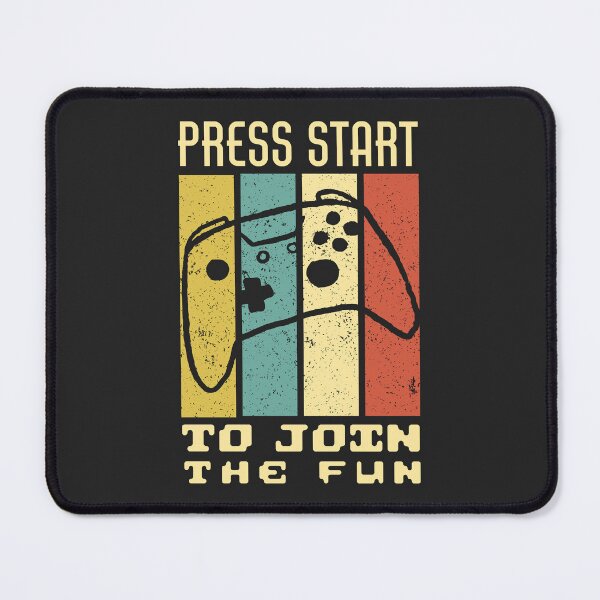 Item preview, Press Start To Join The Fun Retro Gaming Vibes designed and sold by SplashTastic.