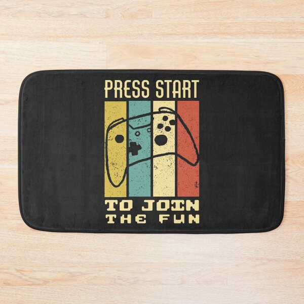 Item preview, Press Start To Join The Fun Retro Gaming Vibes designed and sold by SplashTastic.