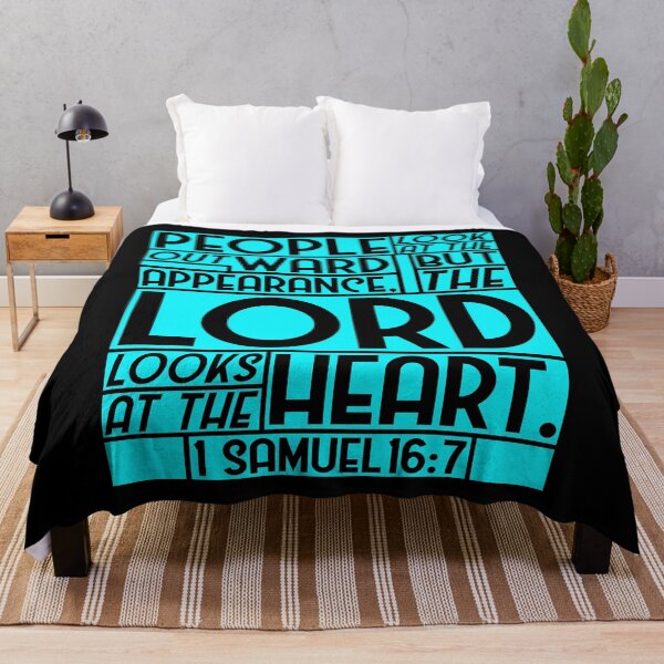 Item preview, 1 Samuel 16:7 But The LORD Looks At The Heart designed and sold by plushism.