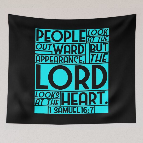 Item preview, 1 Samuel 16:7 But The LORD Looks At The Heart designed and sold by plushism.