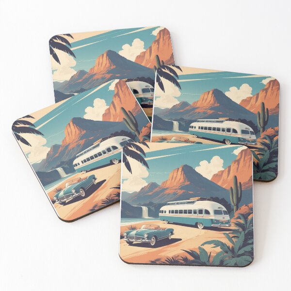 Item preview, Retro travel art designed and sold by Retro Reverie.