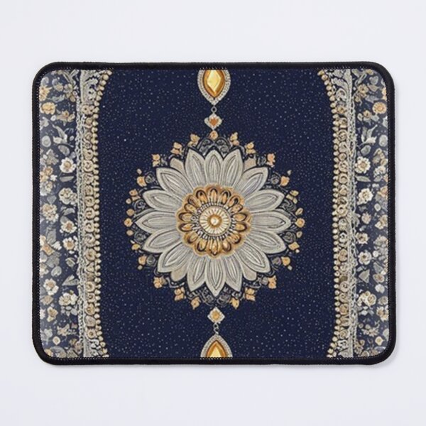 Item preview, Medallion and Corner Rug with Frame designed and sold by Faranyaz.