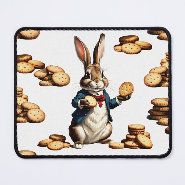 Item preview, Easter Bunny with Cookies Pattern | Gift for Easter designed and sold by UnhingedBird.